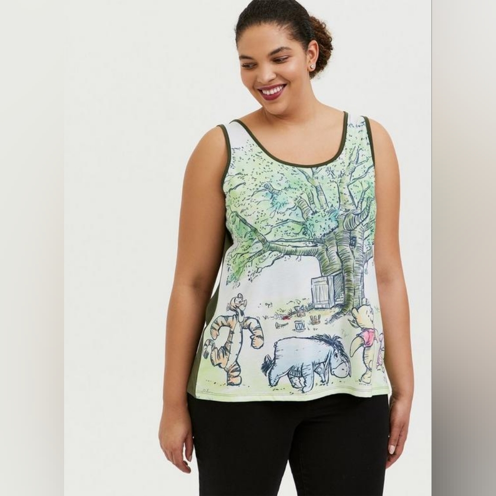 Torrid Winnie The Pooh tank top